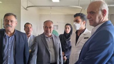 بازدید از بیمارستان شهید مطهری ذوب‌آهن و عیادت از بیماران در آستانه عید غدیر