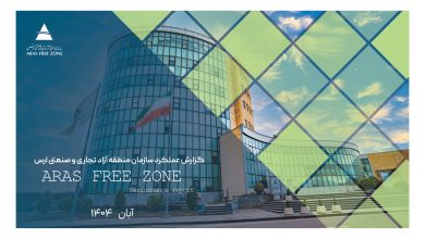 گزارش عملکرد سازمان منطقه آزاد تجاری و صنعتی ارس